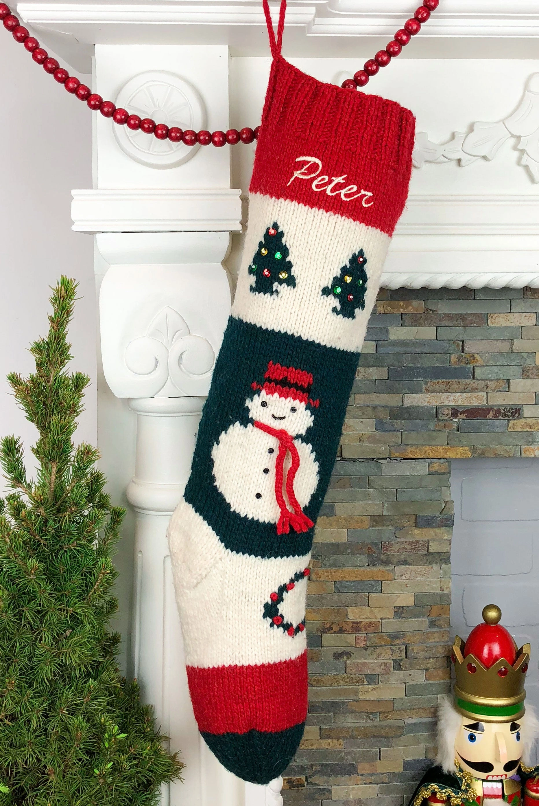 Magical Personalized Snowman Stocking – A Winter Wish Come True!