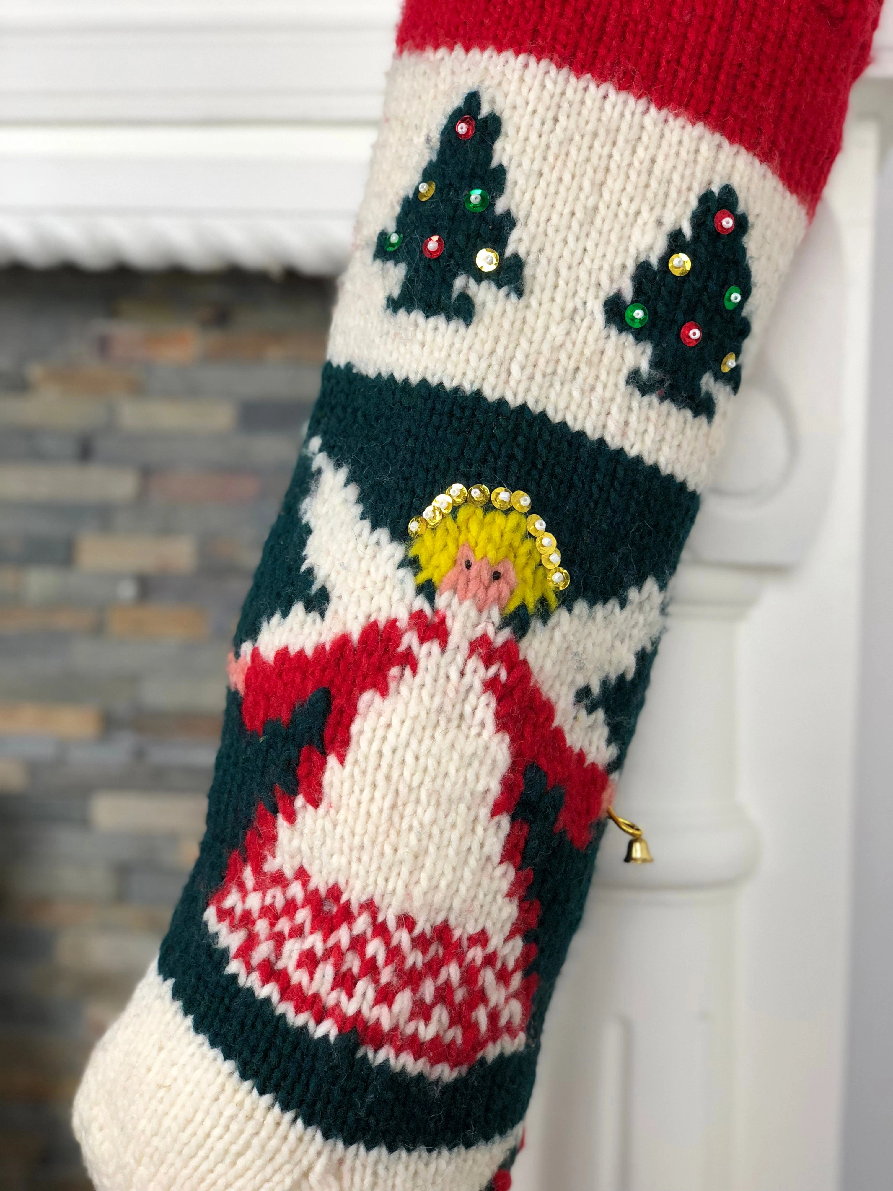 Angel Kisses Christmas Stocking: Personalized & Heavenly Gift!